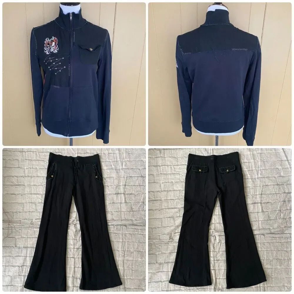 Lapis women L jacket & matching flare pants set